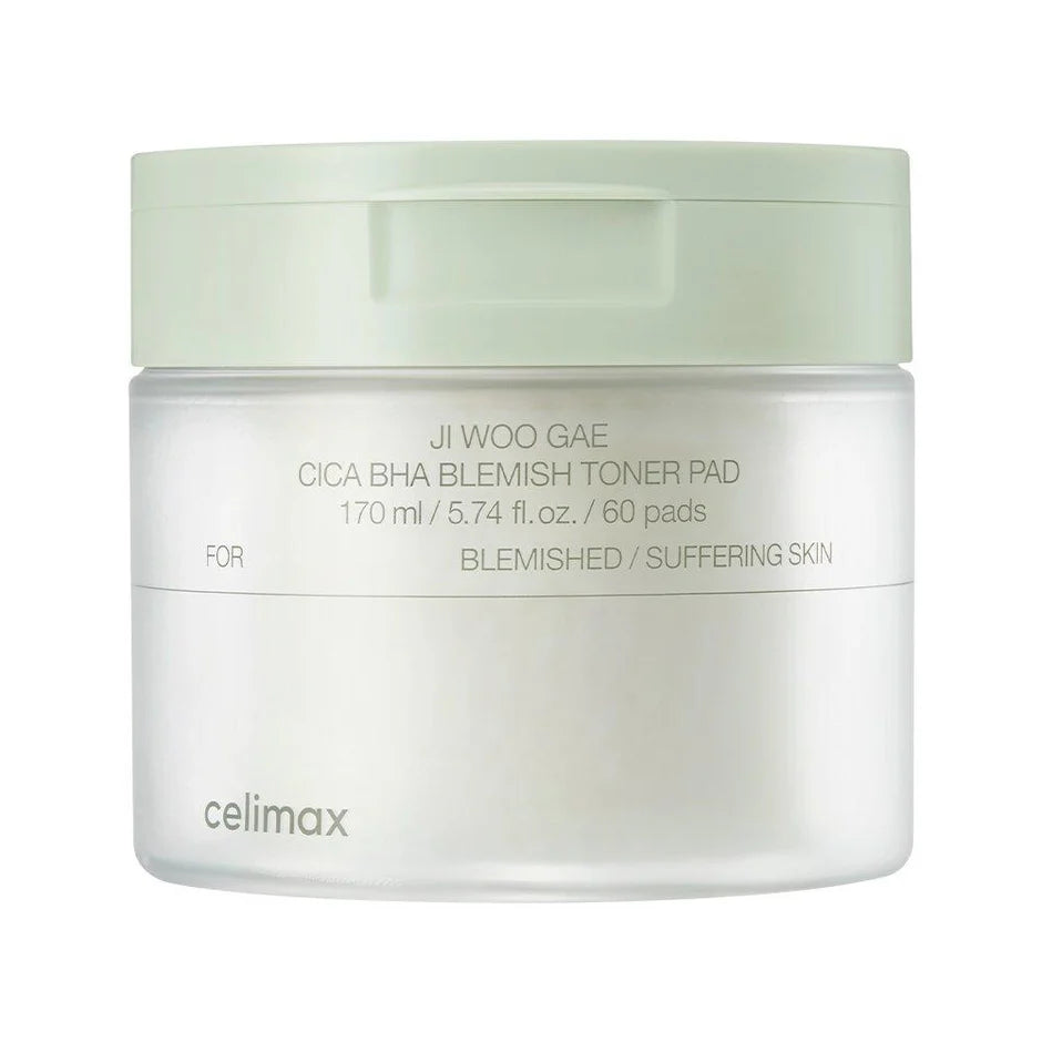 Celimax - Ji Woo Gae Cica BHA Blemish Toner Pad - Almohadillas con Tónico
